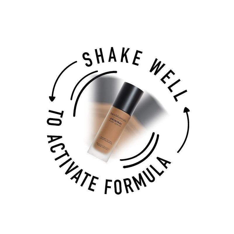 bareMinerals Original Liquid Foundation - Hydrating Mineral SPF 20, Dewy Finish, Lightweight, Medium Coverage