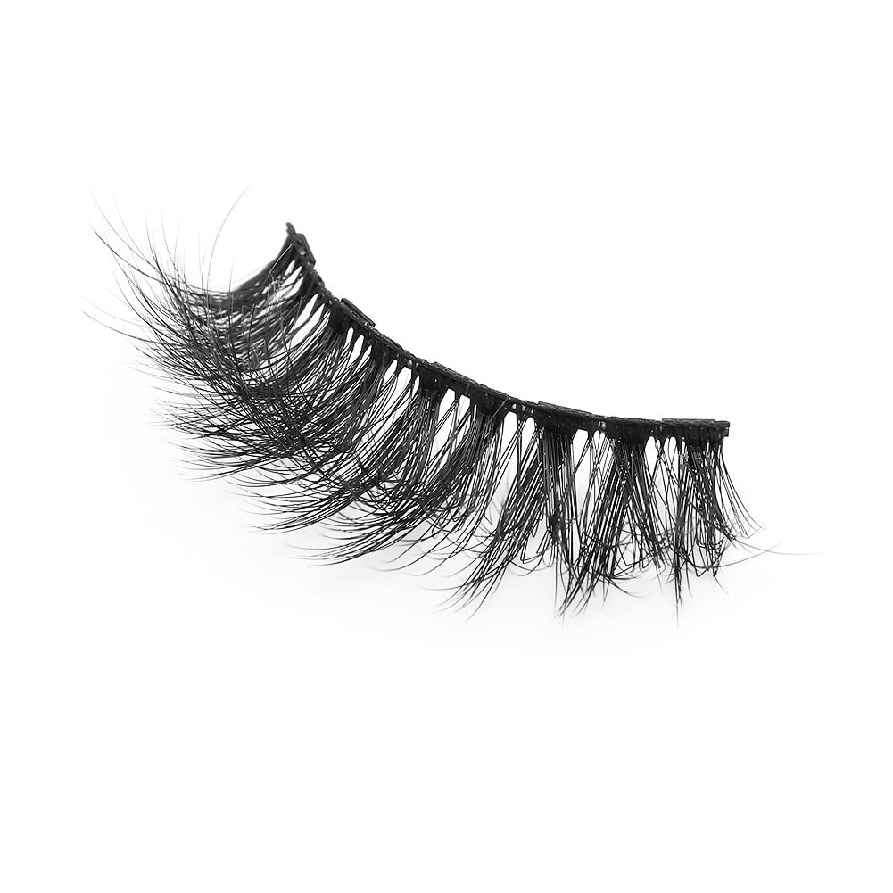 Magnetic Eyelashes Extensions 4Pairs 2Styles Extension Eyelashes Kit,Eyelashes Magnetic Eyelashes With Eyeliner and Tweezer, Natural Look Reusable Magnetic Eyelashes Extensions