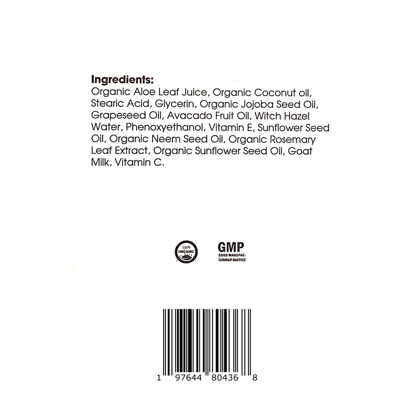 ZOE Goat Milk Moisturizer for Sensitive Skin – Hydrating, Soothing Face Cream with Aloe, Jojoba & Vitamins – Organic, All Natural & Cruelty-Free, Fragrance Free