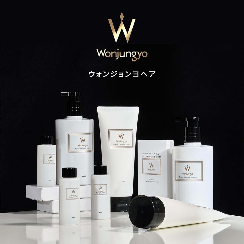 Wonjungyo Shampoo and Treatment Set – Moisturizing Repair Hair Care for Dry & Damaged Hair, K-Beauty, Made in Japan