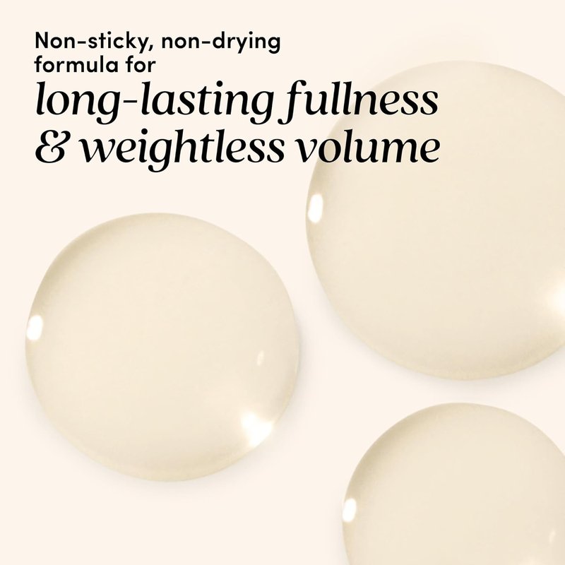 Moisturizing Volume Spray - Softens & Plumps for Thicker, Fuller Hair | Non-Sticky Heat Protection for Fine Hair