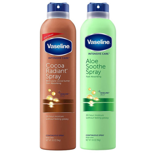 Cocoa Radiant+ Aloe Soothe Spray | Non-Greasy Moisturizer for Dry Skin - 2-Pack, 6.5 Oz Each