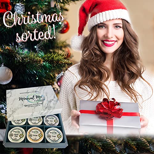 Shower Steamers Aromatherapy - Organic Natural Shower Bombs Vapor Tablets, Aromatherapy for Home Spa, Relaxing Self Care Gift for Men, Women, Stocking Stuffers, Christmas Gifts for Him, Her, Coworker