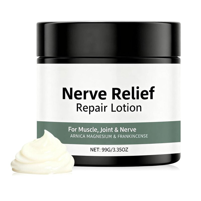 Nerve Cream for Neuropathy Relief | Daily Nourishing Lotion for Knee, Lumbar, Neck, Hand & Foot - 3.35 oz