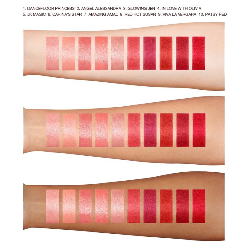Charlotte Tilbury Hot Lips 2.0 Lipstick - Hydrating, Long Lasting Lipstick with Orchid & Antioxidant Extracts - Buildable Satin Finish for Fuller-Looking Lips - Glowing Jen