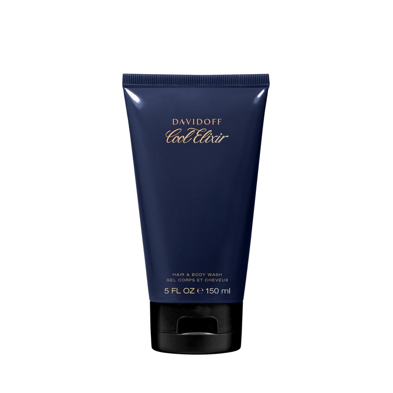 Davidoff Cool Elixir Shower Gel – Fresh, Woody & Aromatic – With Notes of Oud Accord, Rose Oxide, & Lavandin – Cleansing & Energizing