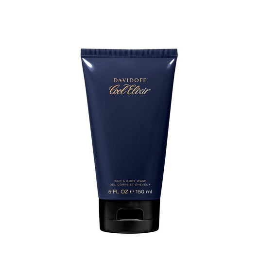 Davidoff Cool Elixir Shower Gel – Fresh, Woody & Aromatic – With Notes of Oud Accord, Rose Oxide, & Lavandin – Cleansing & Energizing