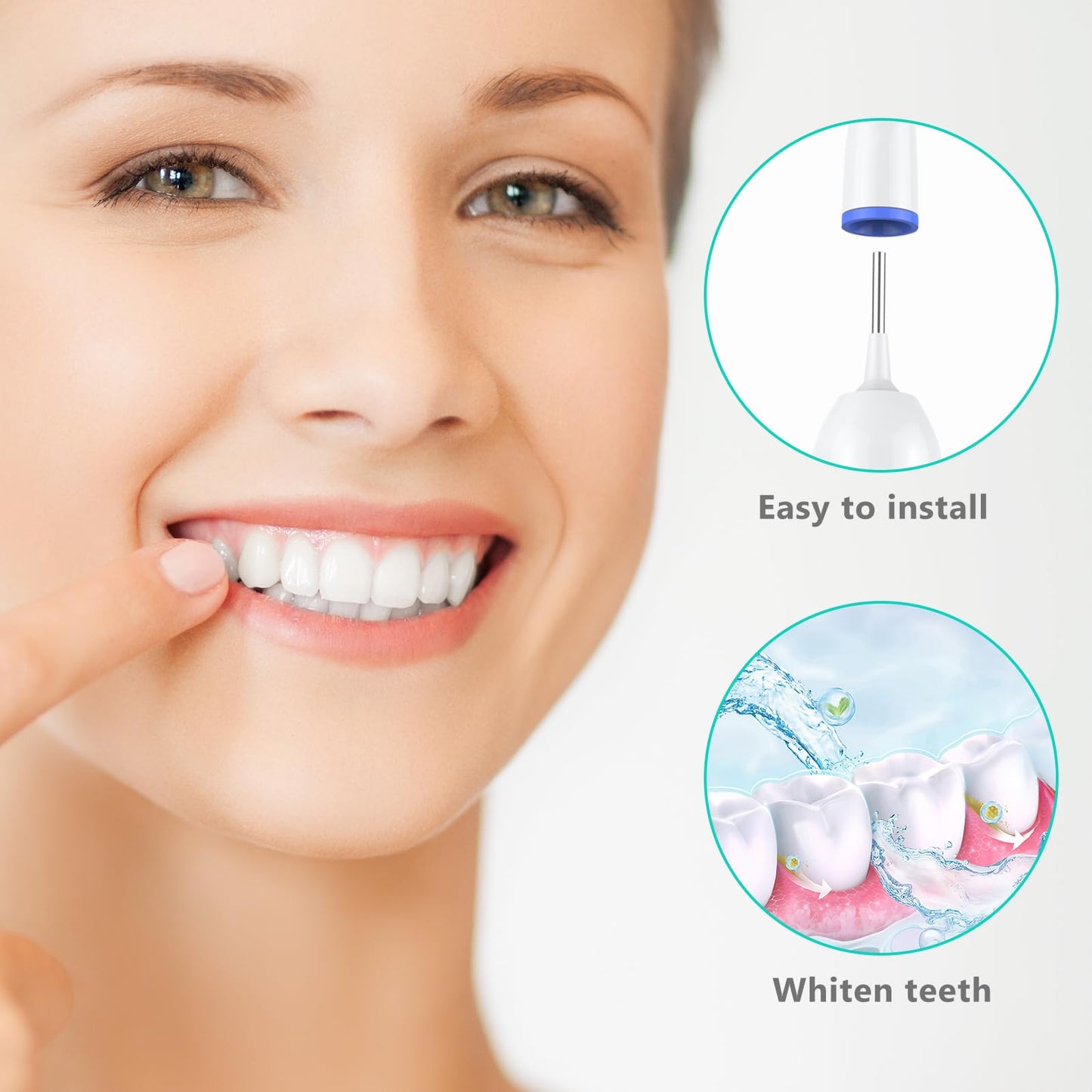 Safcare 48pcs Replacement Brush Heads Compatible with Oral B Electric Toothbrushes, Professional Electric Toothbrush Heads Compatible with Oral b Braun Electric Toothbrush
