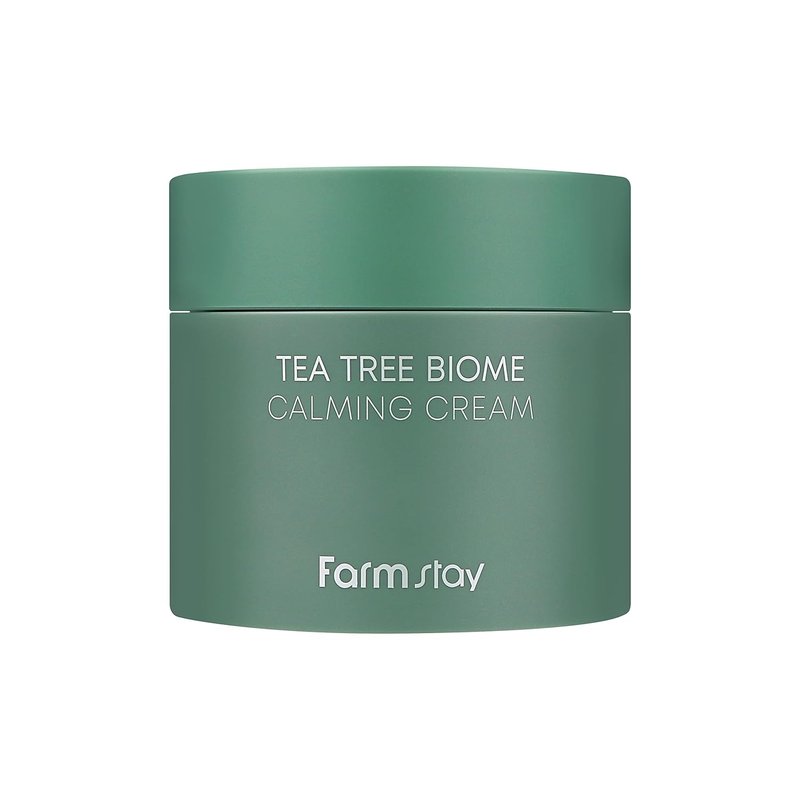 Tea Tree Biome Calming Cream - Hydrating Daily Moisturizer for Dry, Sensitive Skin | 2.70 Fl. Oz / 80ml