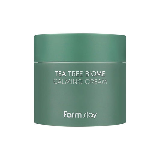 Tea Tree Biome Calming Cream - Hydrating Daily Moisturizer for Dry, Sensitive Skin | 2.70 Fl. Oz / 80ml