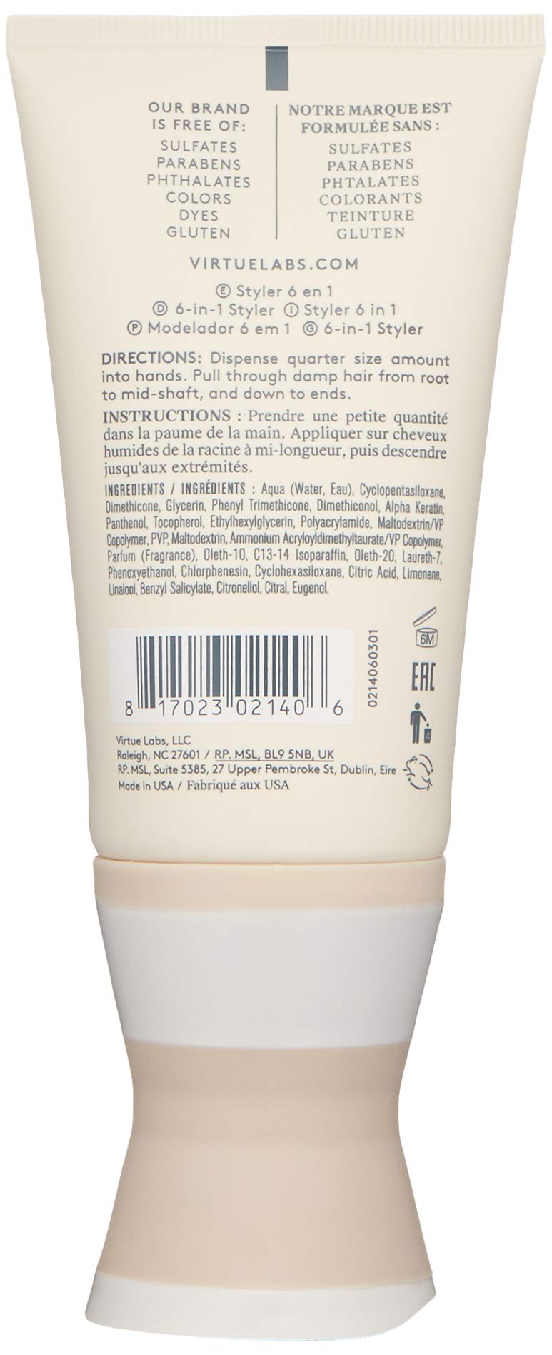 VIRTUE 6-in-1 Hair Styler, Styling Cream