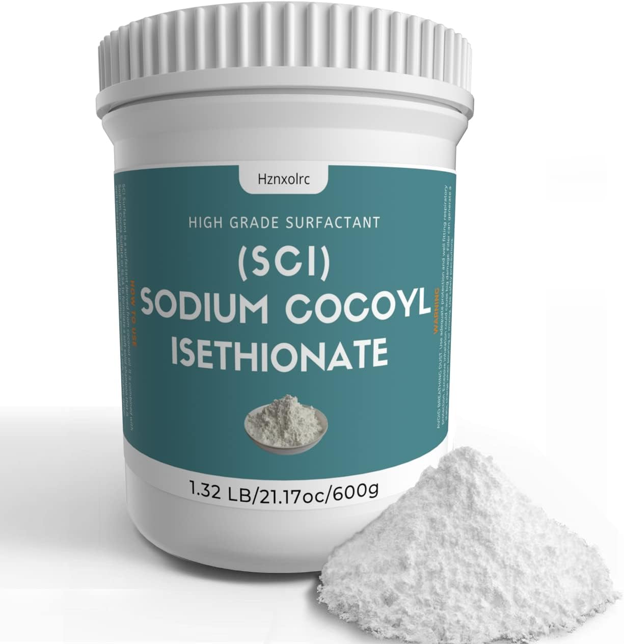Sodium Cocoyl Isethionate Powder - Premium SCI for Bath Bombs & Truffles | 21.17 oz, Biodegradable, Gentle on Skin