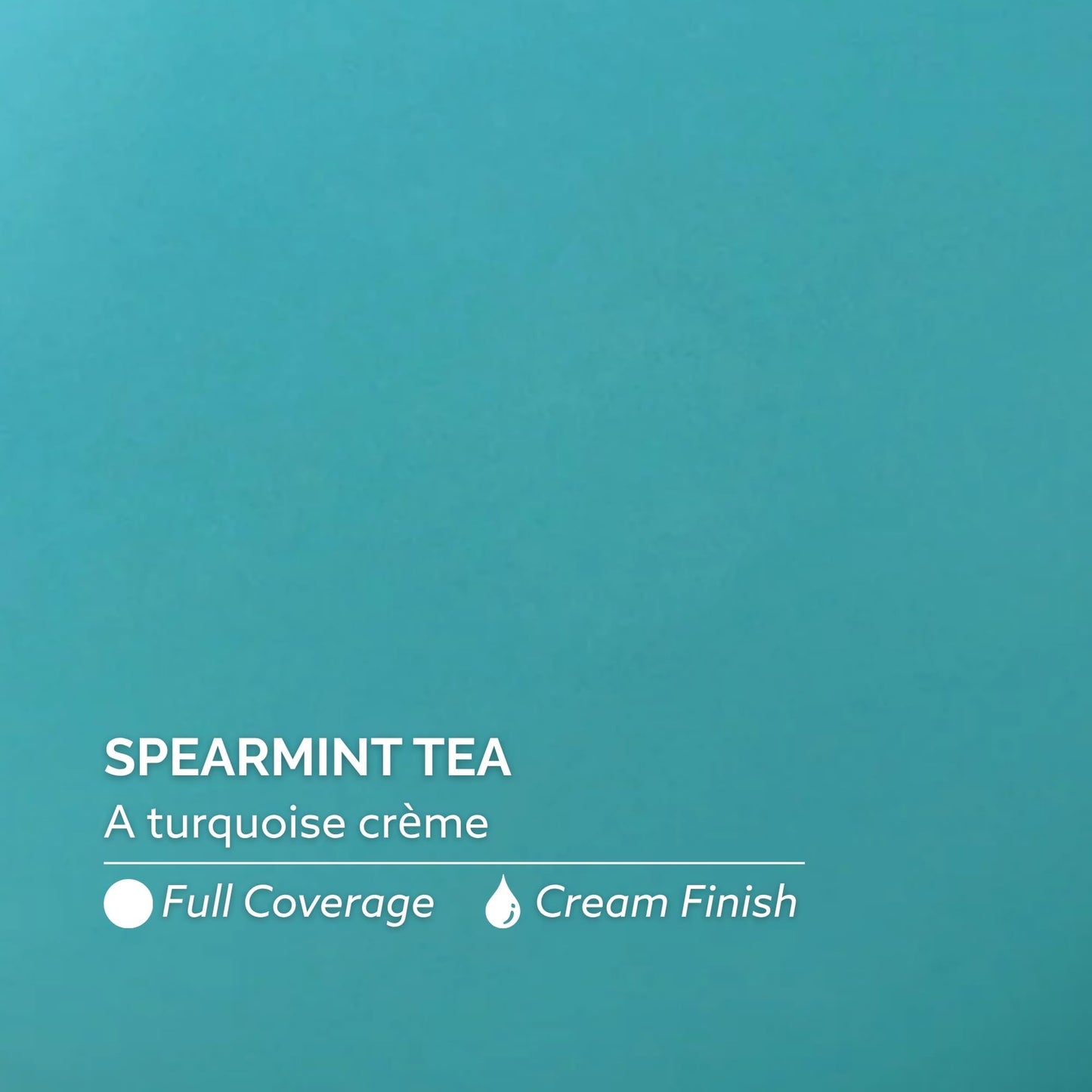 Dazzle Dry Nail Lacquer (Step 3) - Spearmint Tea - A turquoise crème. Full coverage cream. (0.5 fl oz)