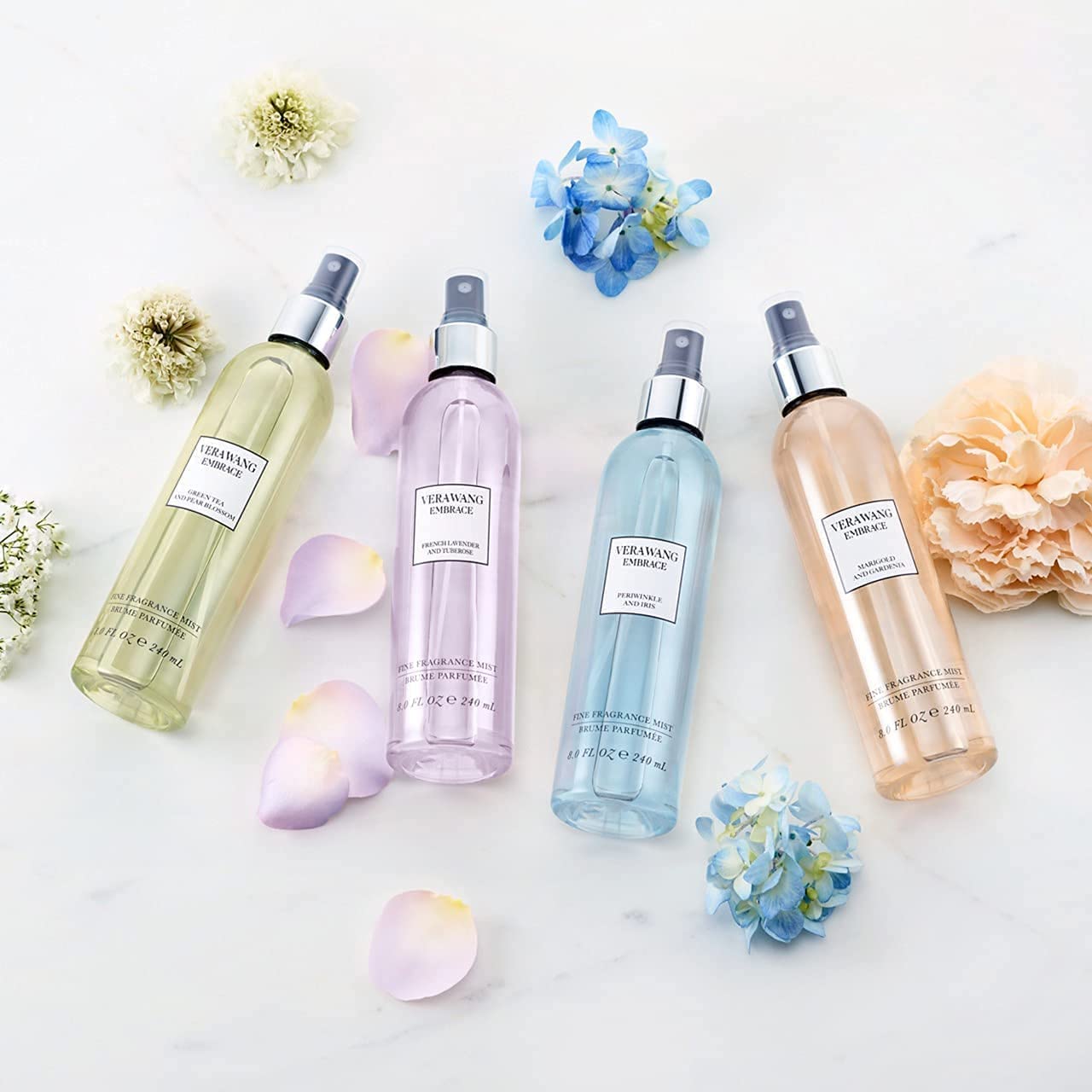 Vera Wang Embrace Green Tea & Pear Blossom Body Mist + EDP 8 fl oz + 1 fl oz (Pack of 2)