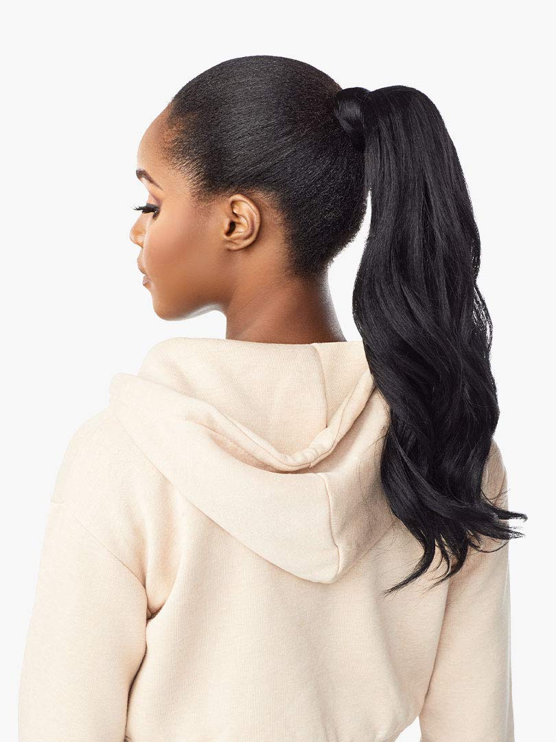 Sensationnel Instant Updown Halfwig Pony-lud 11, 1 JETBLACK