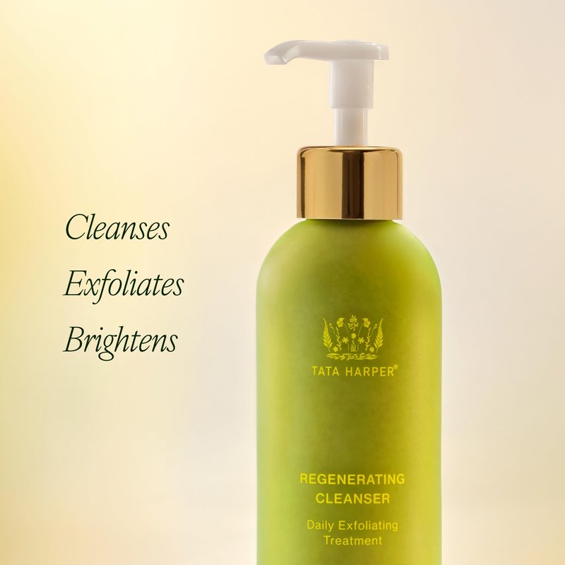 Tata Harper Regenerating Cleanser | Daily Cleansing & Exfoliating Facial Cleanser with Beta Hydroxy Acid | Clinically Proven Natural Skincare for Uneven Texture & Lack of Radiance,1 Fl Oz