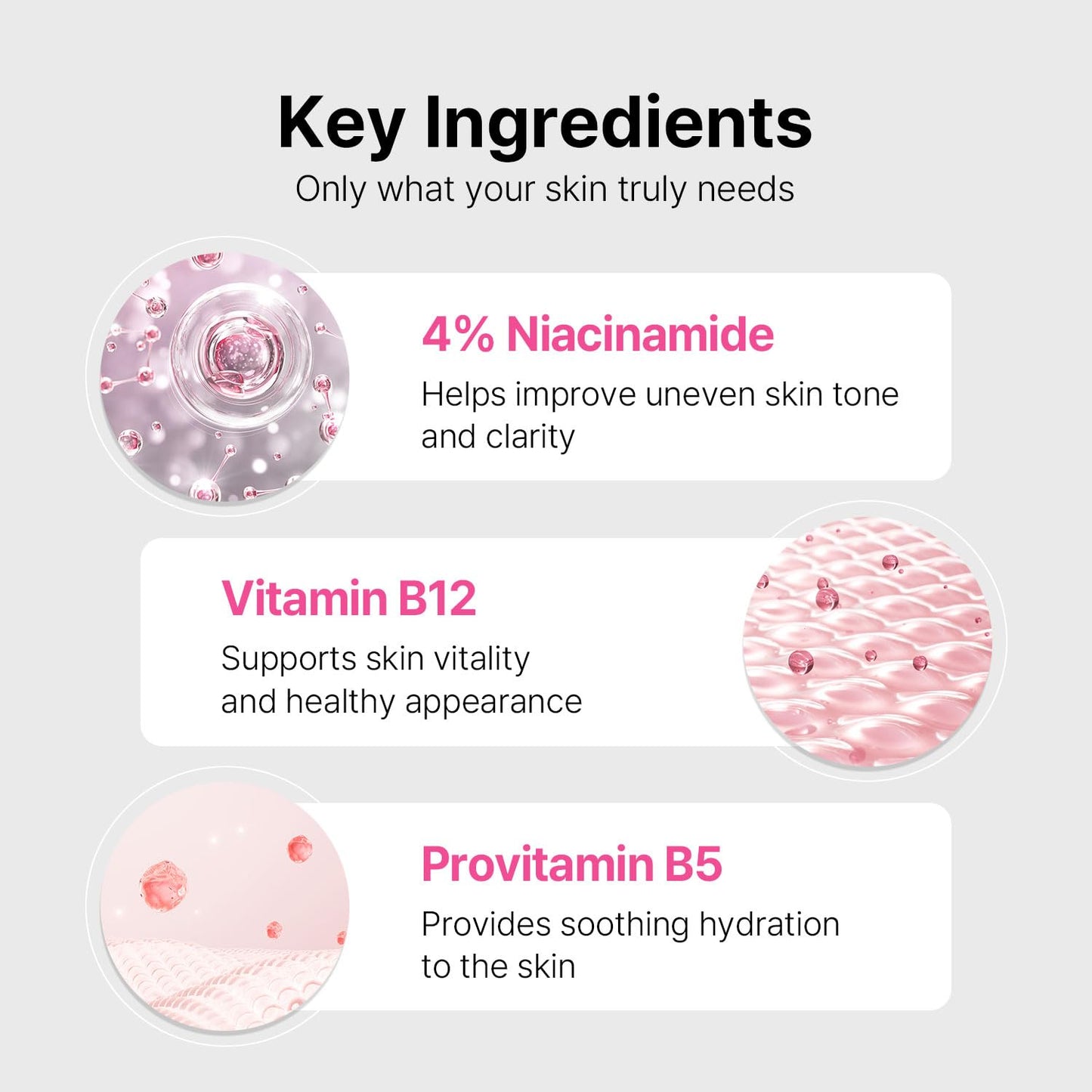 Niacinamide 4% Serum for Oily Skin | Pore Minimizing Serum & Oil Control Serum | Vitamin B12 Facial Serum for Dark Spots & Even Skin Tone | Korean Skincare | Park’s Choice