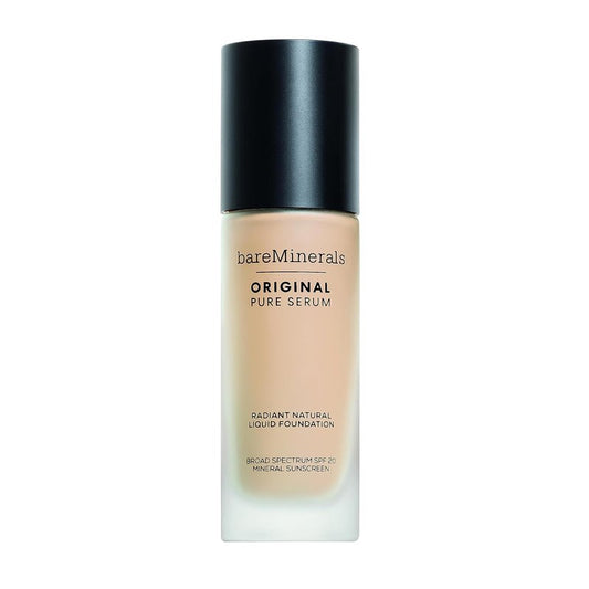 bareMinerals Original Liquid Foundation - Hydrating Mineral SPF 20, Dewy Finish, Lightweight, Medium Coverage