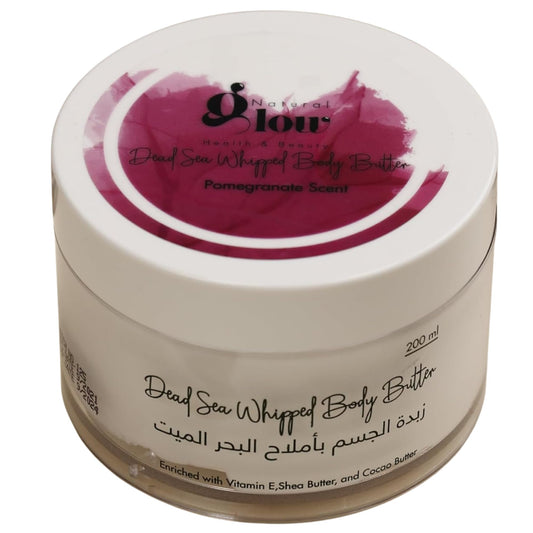 Natural Glow | Body Butter | Dead Sea Whipped Body Butter 200 ml | Deep Hydration, Nourishing Moisturizer for Dry Skin