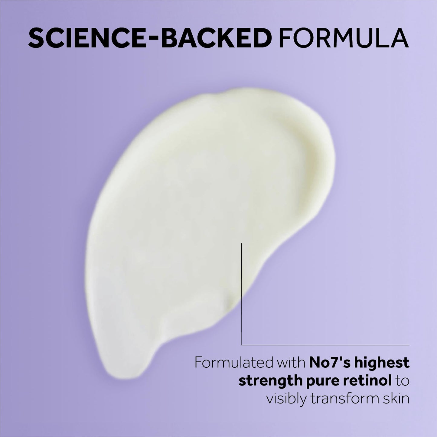 No7 Pure Retinol 1% Night Concentrate - Anti Wrinkle Retinol Serum with Collagen Peptides & Niacinamide for Younger Looking Skin - Firming Face Serum for Fine Lines & Wrinkles (30ml)