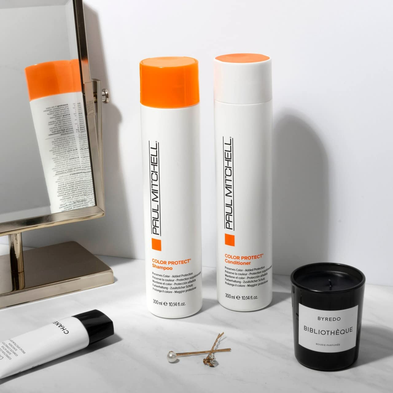 Paul Mitchell Color Protect Shampoo and Conditioner Set, Adds Protection, For Color-Treated Hair