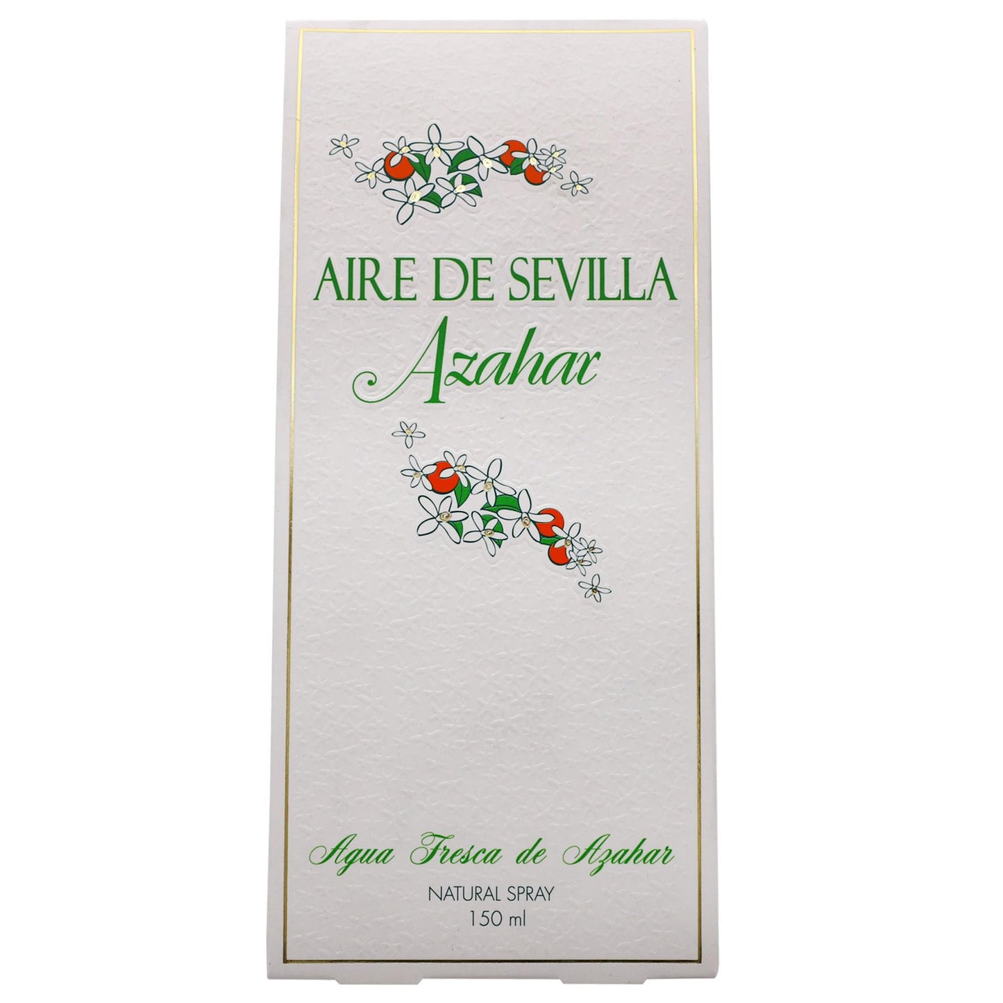 Instituto Español Aire de Sevilla Agua de Azahar, Fresh Eau de Toilette Spray for Women, Citrus Blossom Scent, 5.1 fl oz (150 ml), Made in Spain