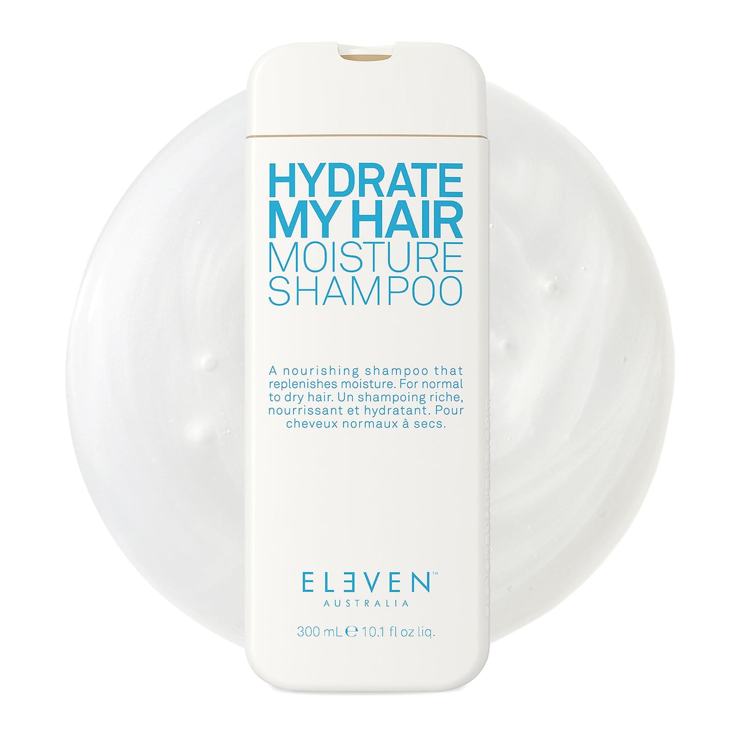 ELEVEN AUSTRALIA Hydrate My Hair Shampoo for Women & Men - Moisturizing, Color-Safe, Anti-Frizz, Nourishing Formula for Dry, Damaged Hair, Protects Against Heat & Environmental Damage - 10.1 fl oz