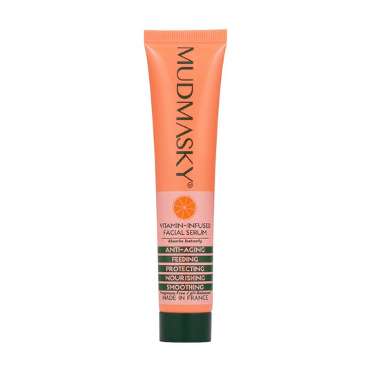 Mudmasky Vitamin-Infused Facial Serum - Absorbs instantly - previously known as the Aftermask Vitamin Serum - Made in France 30 ml / 1.0 Oz