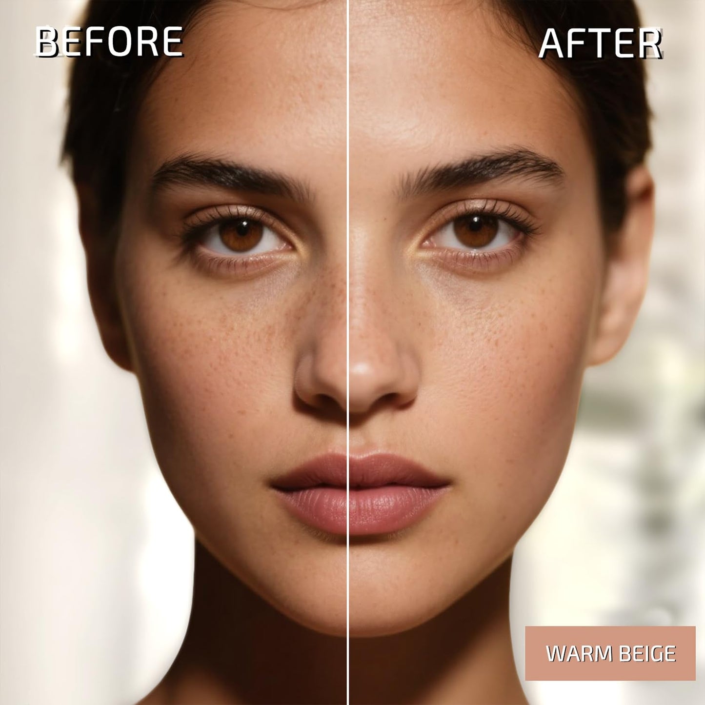 AVVA VISION Longwear Flawless Liquid Foundation Full Coverage Matte Lightweight Poreless Natural True Skin Tone, Warm Beige, 1 fl. oz.