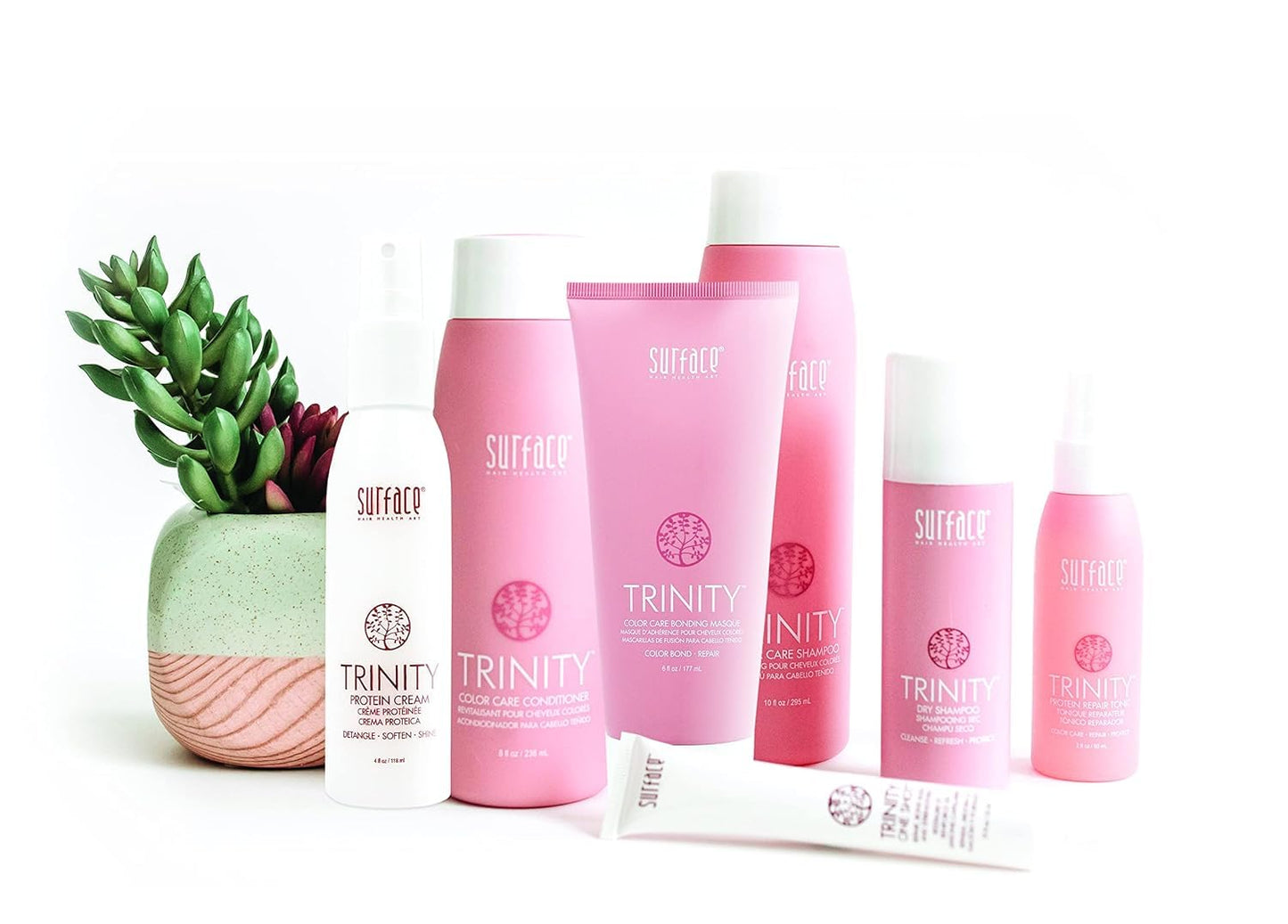 Surface Hair - Trinity Color Care One Shot Protein Repair Tonic– Cleansing, Shine, and Volume for Color Treated Hair - 0.75 fl oz
