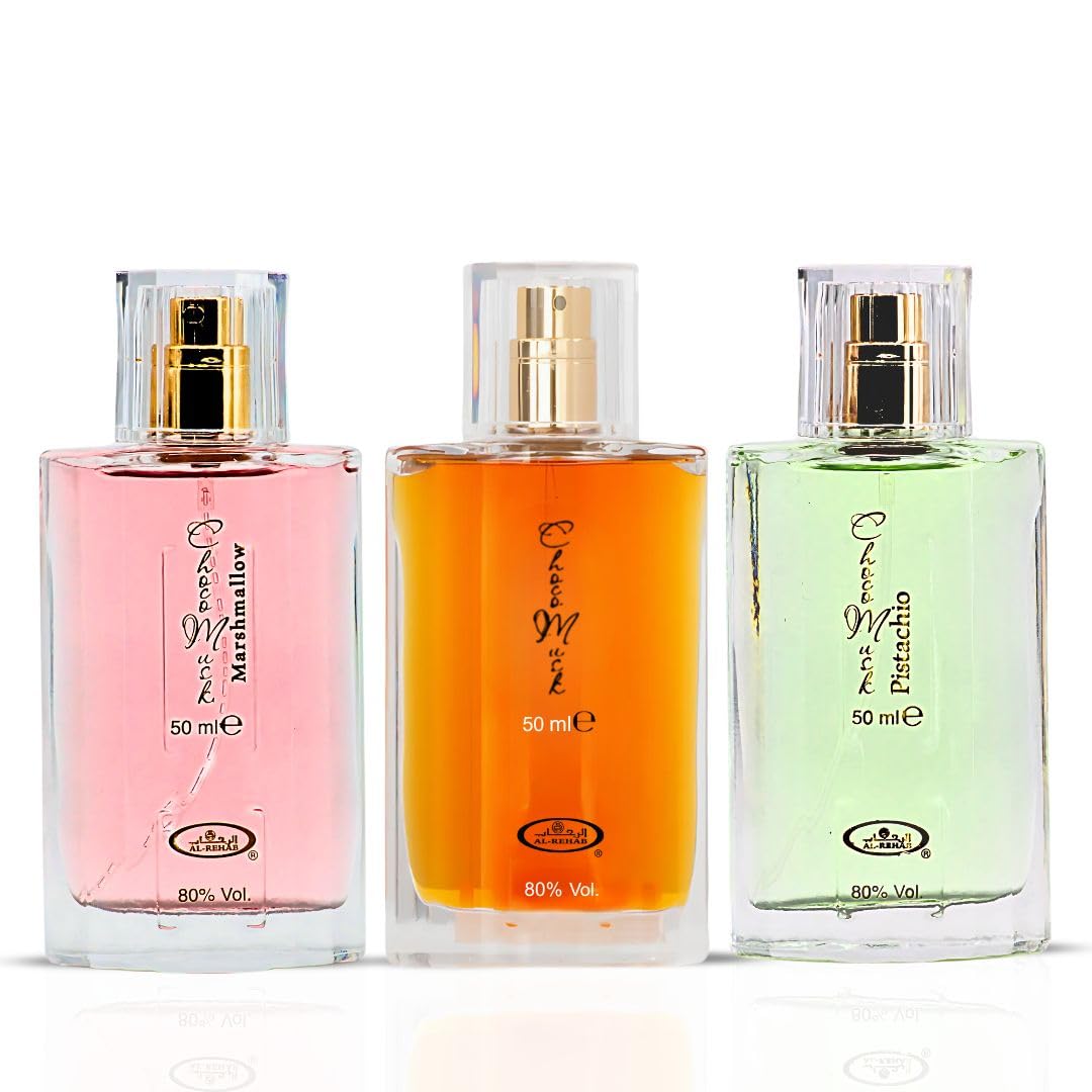 Choco Musk Perfume - Gourmand Eau de Parfum with Marshmallow & Pistachio | 50ml (1.65 oz) Long-Lasting Sweet Fragrance