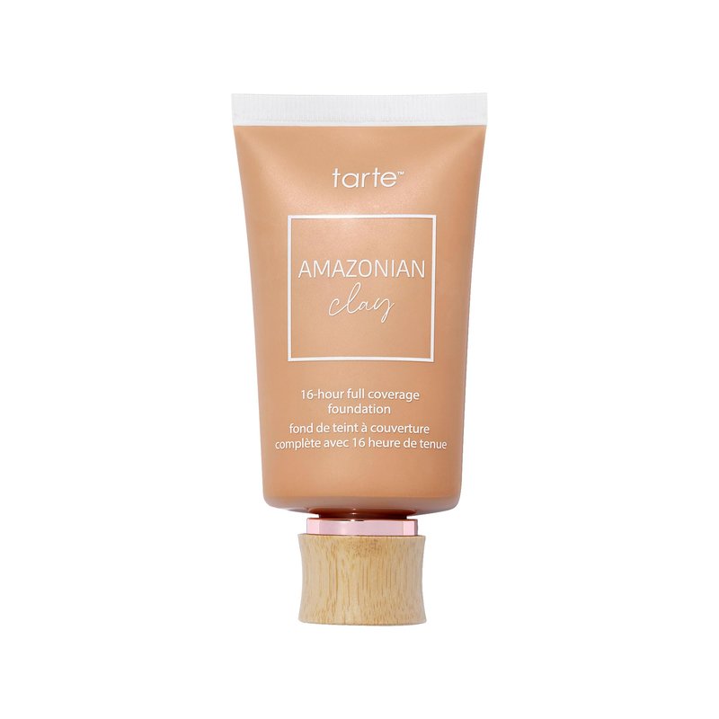 tarte Amazonian clay 16-hour Full Size coverage foundation – Matte Finish Foundation, Vitamin E for Hydration & Smooth Looking Skin, Vegan & Cruelty-Free, full size, medium honey