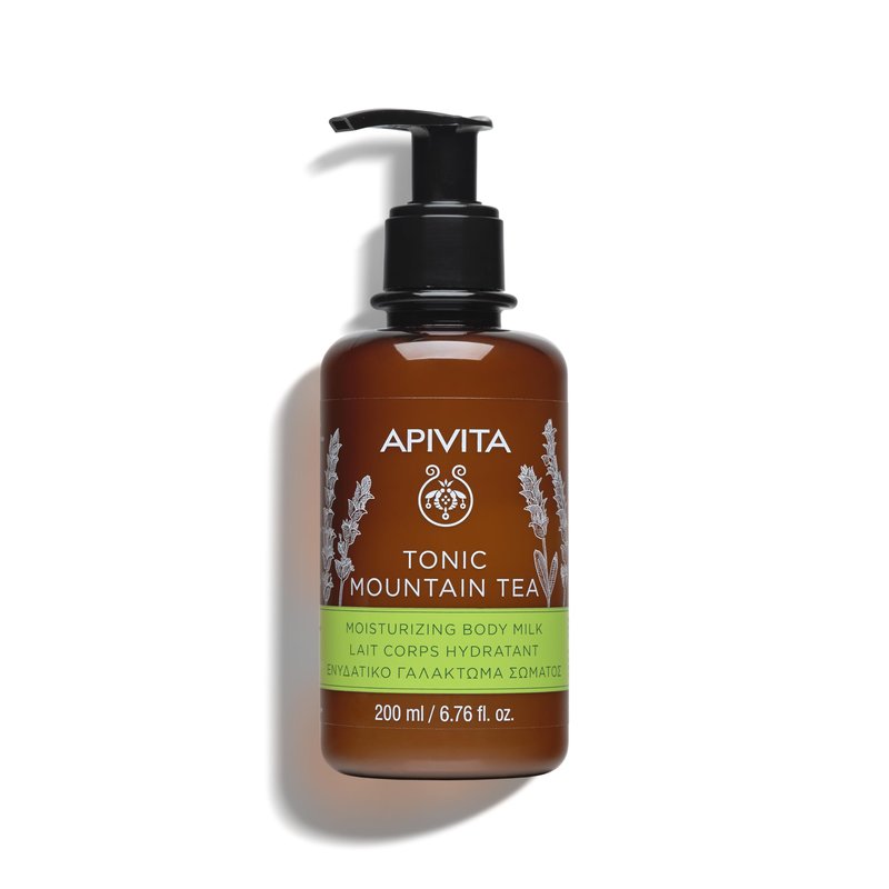 Apivita Tonic Mountain Tea Mousturizing Body Milk, Moisturizes, Softens Tones & Revitalizes with Mountain Tea & Propolis