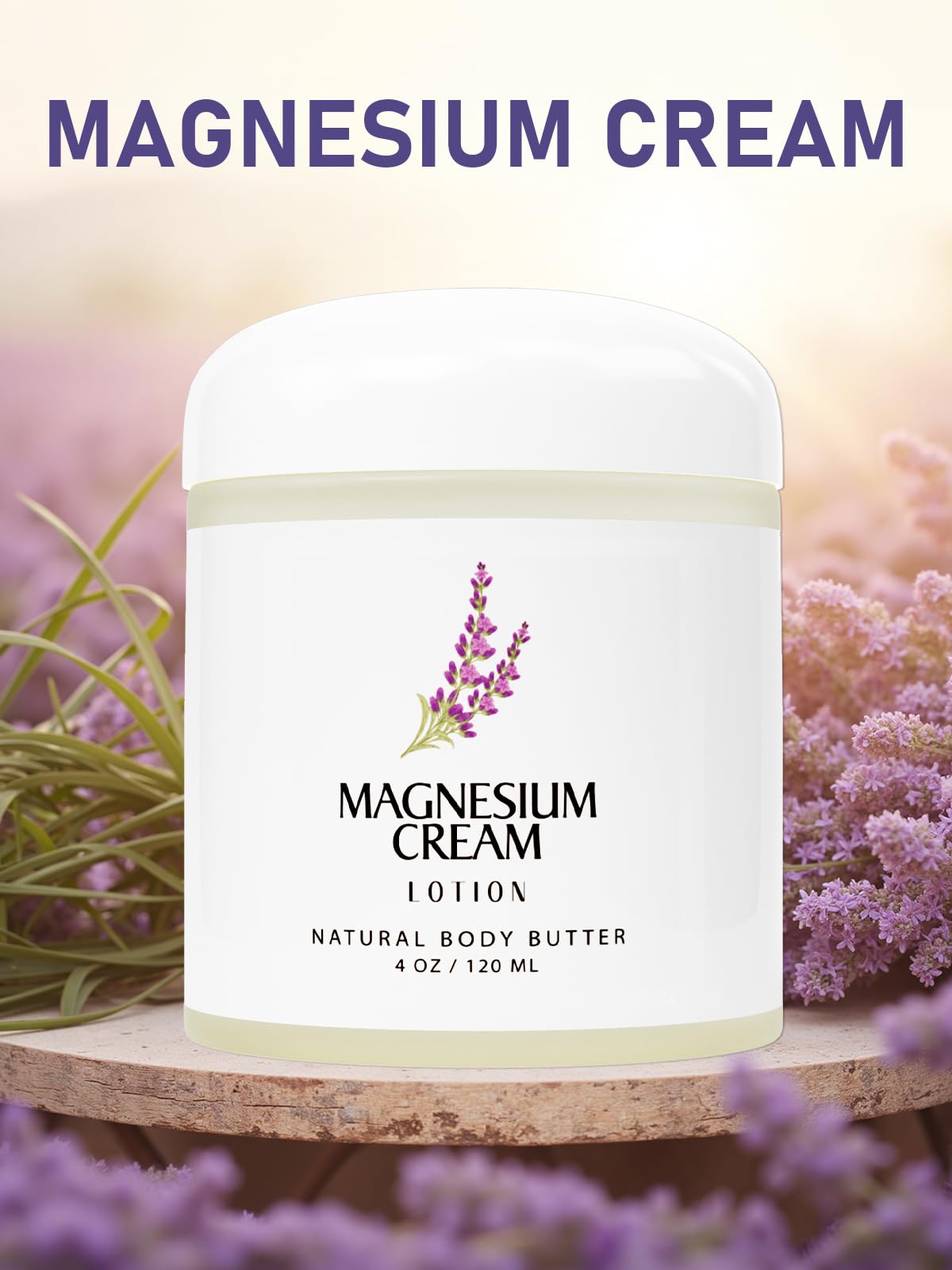 HUSPUR Magnesium Cream, Magnesium Lotion with Arnica, Soothing Relaxation with Natural Magnesium Ingredients Hydrating & Nourishing for Joints, Apply to Before Bed, 2 Pack