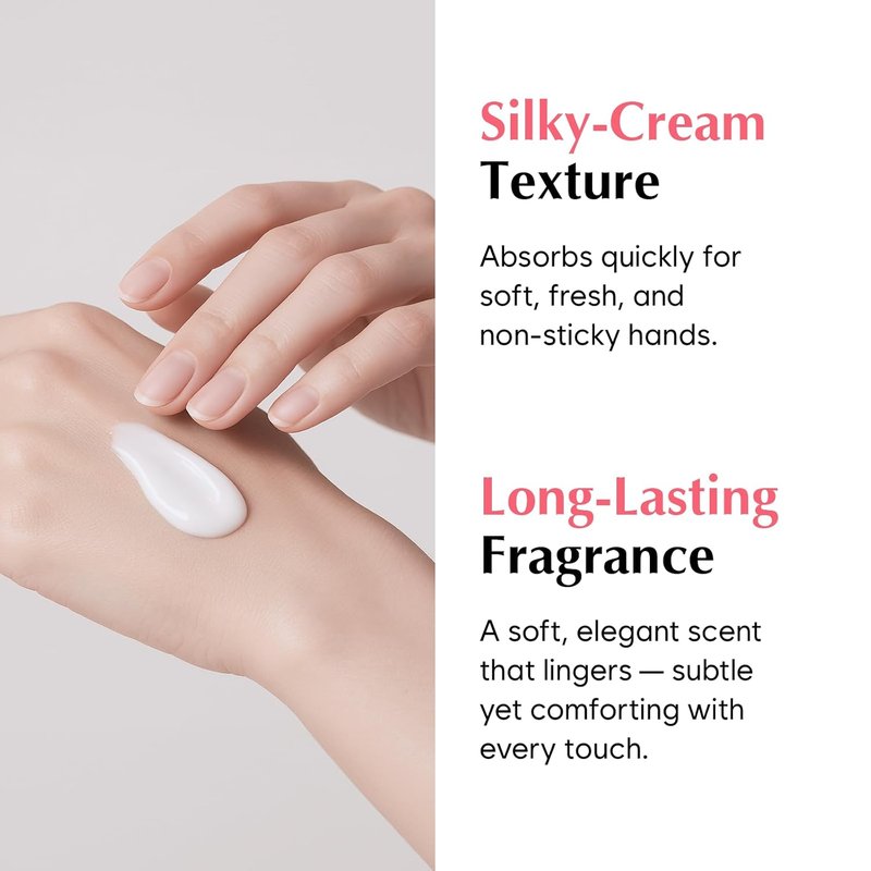 Rice Hand Cream Set - Moisturizing & Hydrating Formula | Non-Greasy, Lightweight, 1.35fl.oz/40ml