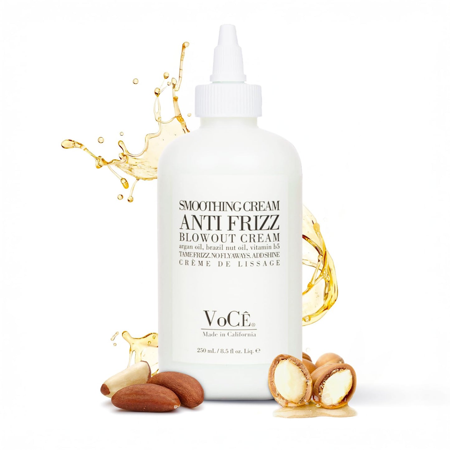 VoCÊ Haircare Natural Smoothing Blowout Cream | Anti-Frizz Cream 8.5oz