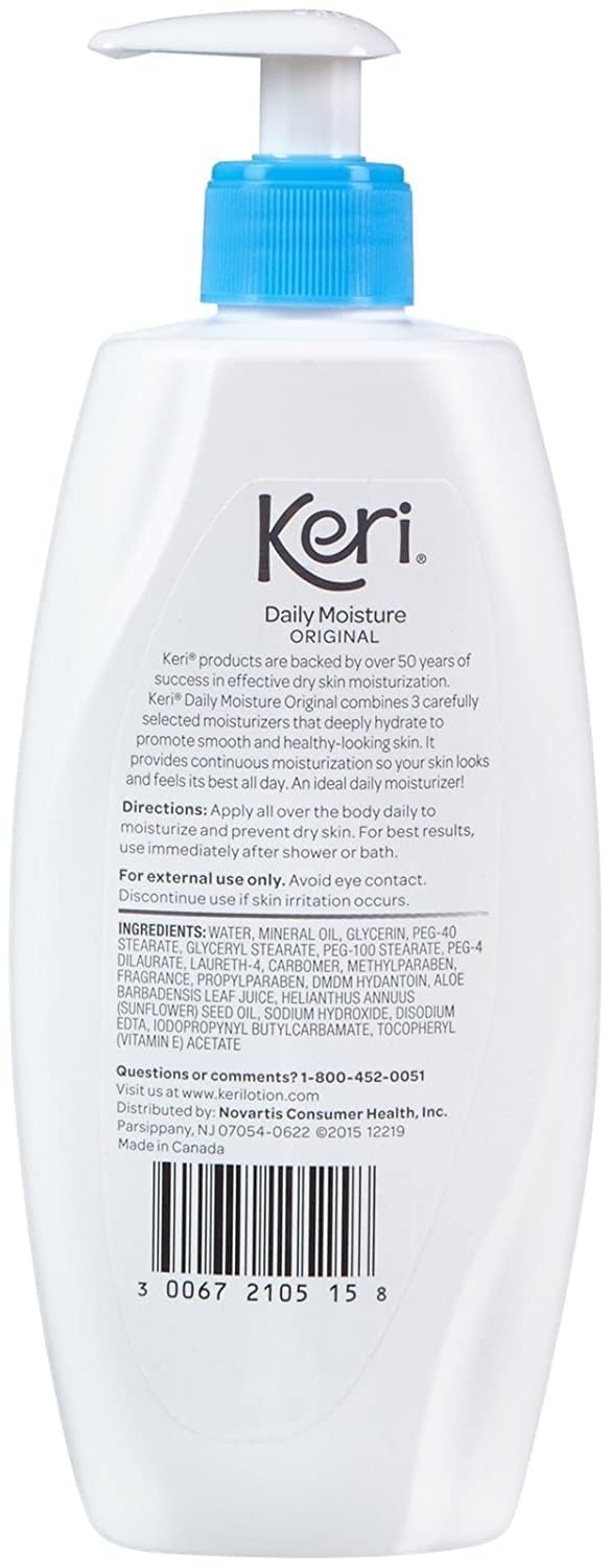 Keri Original Moisture Therapy Cream - Hydrating 15 oz | 2-Pack for Silky Skin