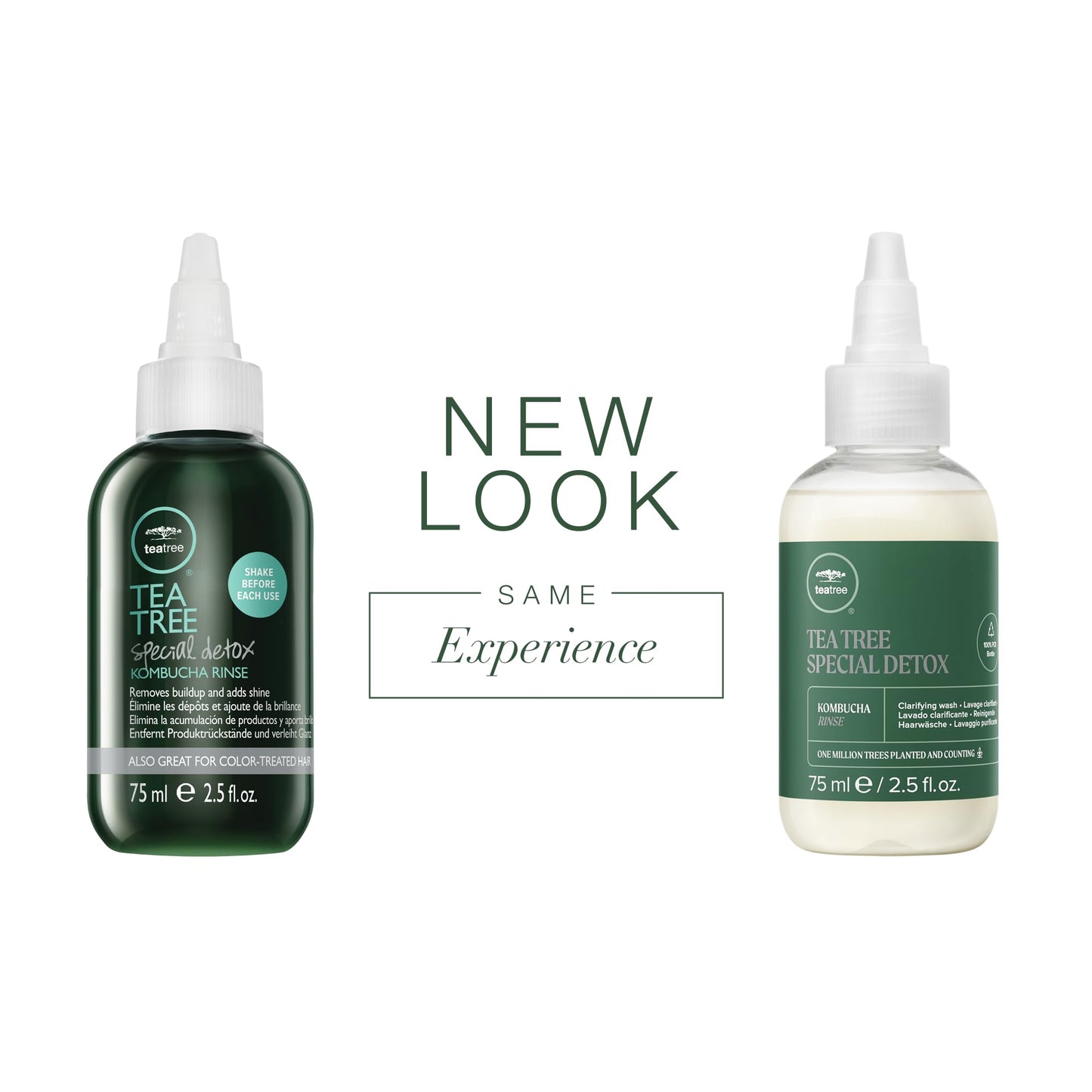 Tea Tree Special Detox Kombucha Rinse, Removes Buildup, Adds Shine, For All Hair Types