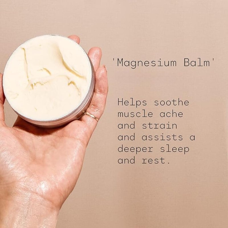 fierce nature Magnesium Tallow Balm, Natural Topical Body Balm for Muscle Aches and Strains, Alternative Cream For Sleep and Relaxation, Unscented, 100g