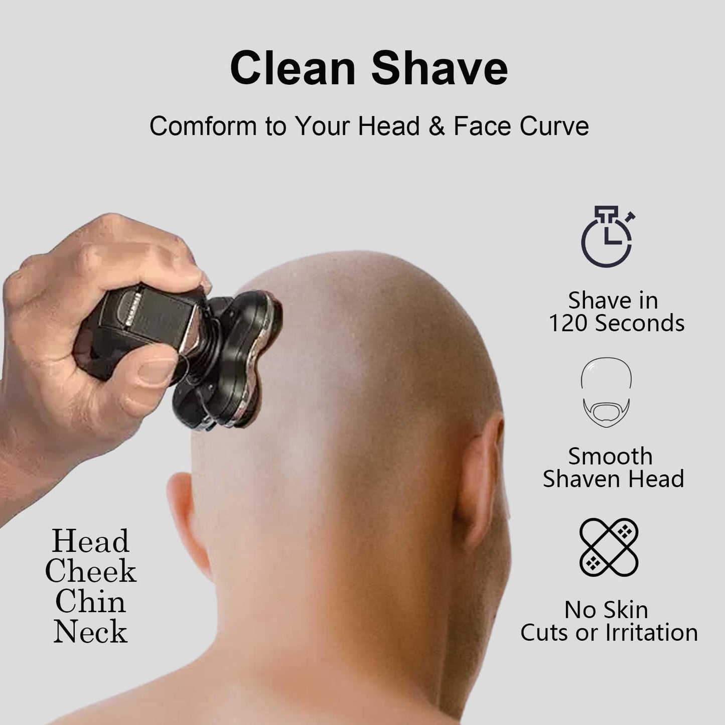 XR7000 Balder Pro Replacement Head Compatible with Remington Head Shaver XR7000 XR1500 XR1501, Balder Pro Headblade Precision Electric Shaving for Bald Men, Shaver Replacement Blade (1pack)