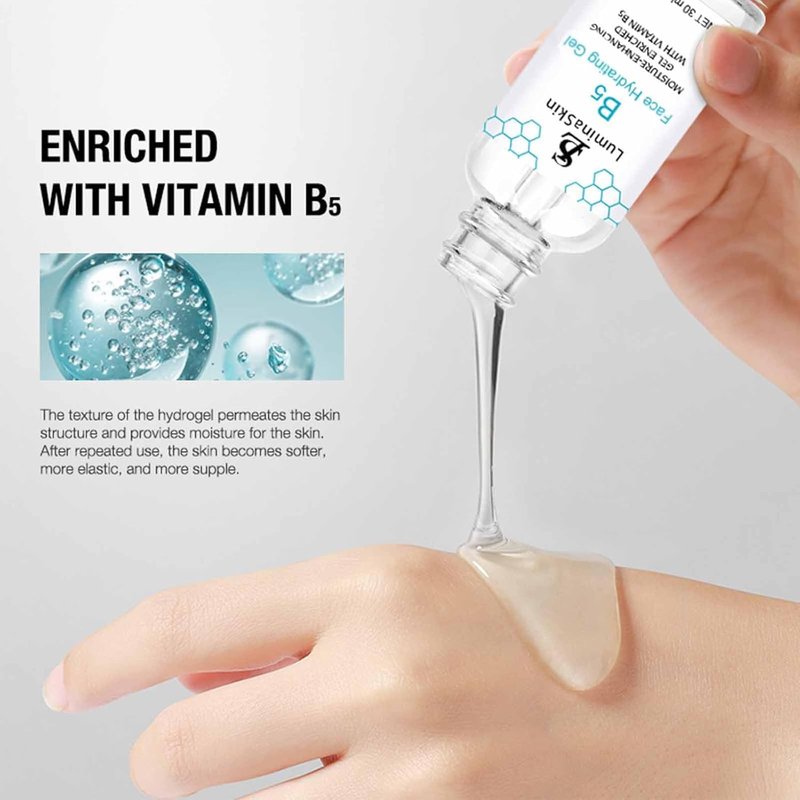 Hydrating Vitamin B5 Gel - Moisture-Enhancing Hyaluronic Acid Serum for Face | Anti-Aging, 30 ml