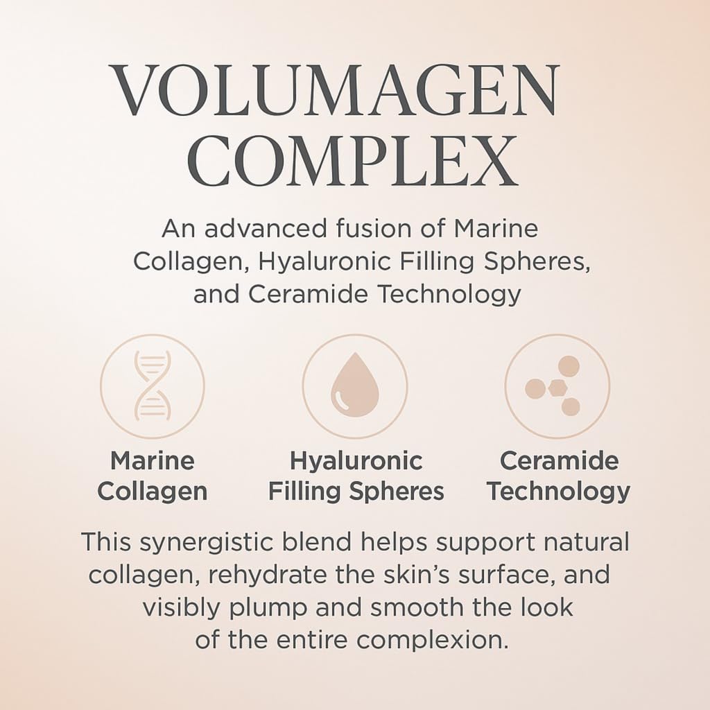 Consult Beaute Volumagen Volumizing Essence Micro Plumping Facial Treatment Discs - Hyaluronic Acid - Retinyl Palmitate - 60 Count