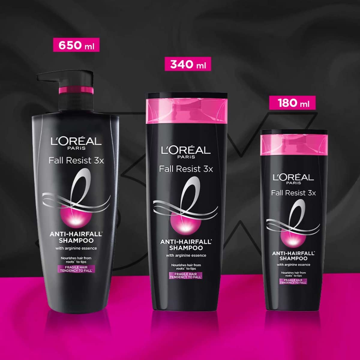 L'Oreal Paris Fall Repair 3X Anti-hair Fall Shampoo, 175ml