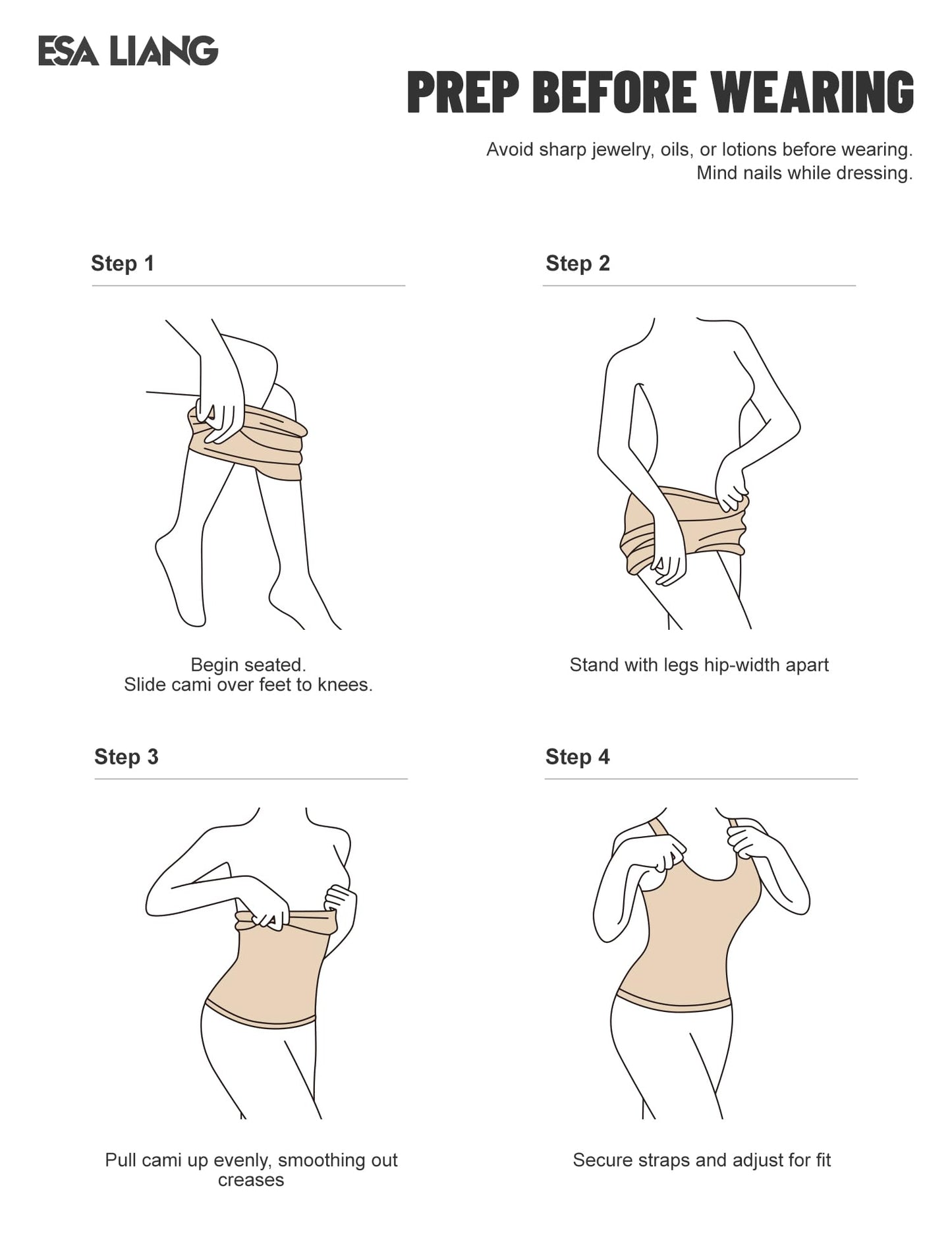 Esa Liang Shapewear Tummy Control Crew Neck Compression Tanks for Women Camisole Womens Tank Tops Daily Seamless Body Shaper