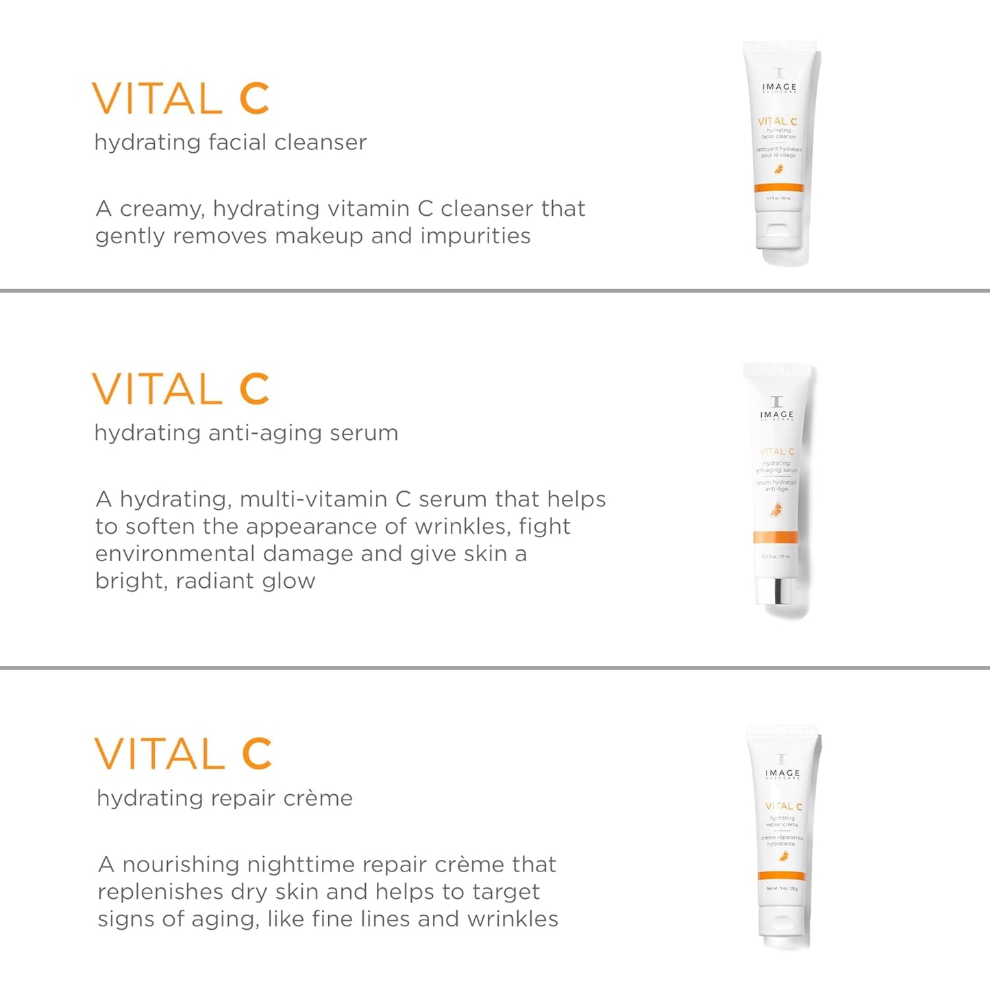 IMAGE Skincare VITAL C Hydrating Face Serum - Brightening Vitamin C & Hyaluronic Acid for Smooth, Youthful Skin
