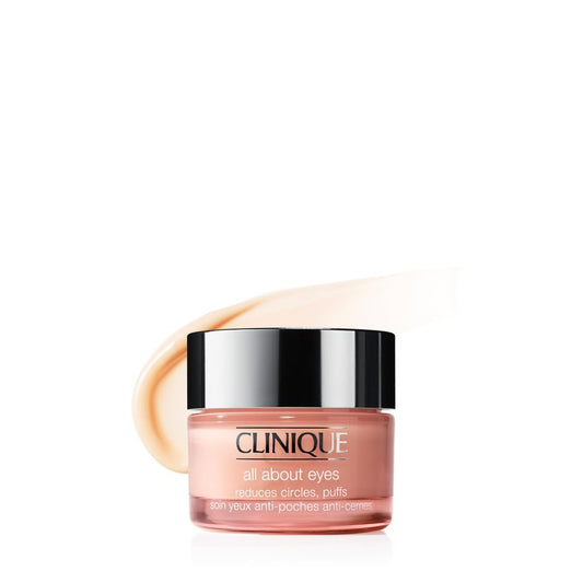 Clinique All About Eyes Lightweight Eye Cream With Vitamin C | Hydrating, Brightening, Depuffing + Dark Circle Reducing, 1 Ounce