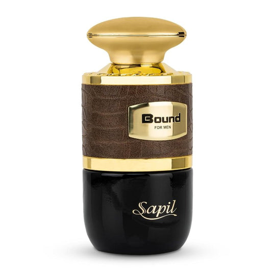 Sapil Bound for Men EDT Long Lasting Perfume – Mandarin, Cardamom & Leather Fragrance Inspired by Confident Emotions, Perfect for Professional Mood, Office to Evening Arabic Perfume 3.4 oz / 100ml
