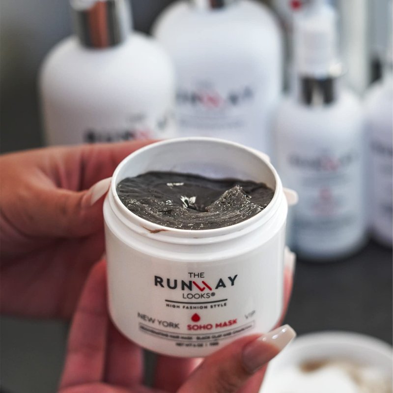 Soho Rejuvenating Hair Mask - Black Clay Charcoal for Nourished, Stronger Hair | 4oz