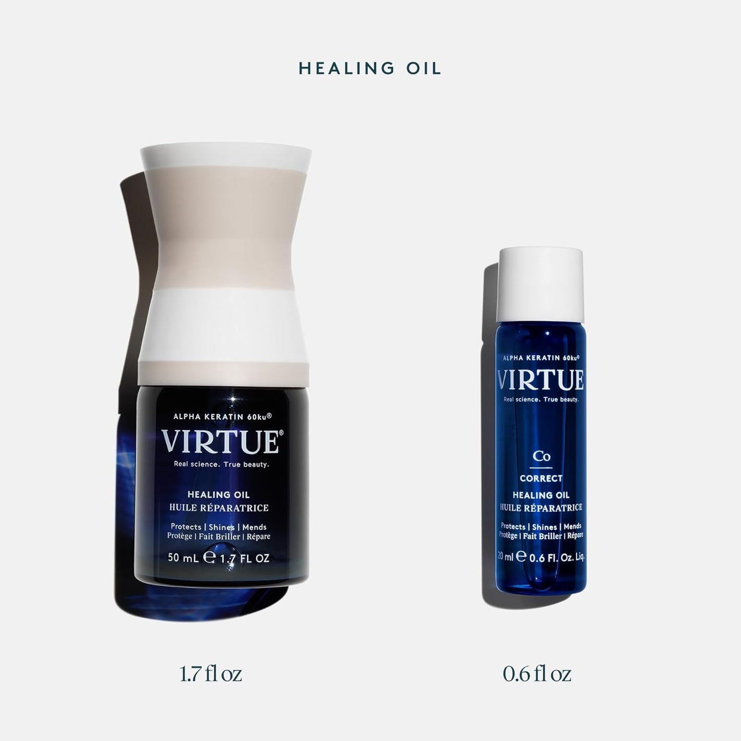VIRTUE Healing Oil - Nourishing Hair Treatment | 1.7 Fl Oz for Smooth, Healthy Hair
