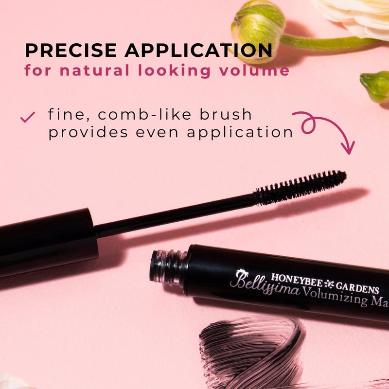 Bellissima Volumizing Mascara - Lightweight Bold Lashes, Non-Smudging, Vegan | Black Lace, 0.13 oz